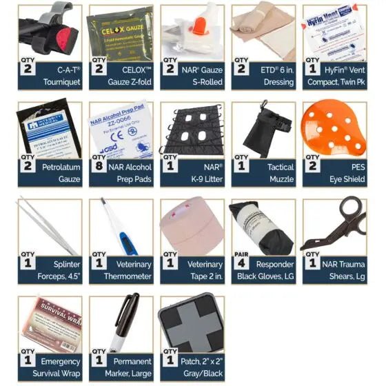 K - 9 RUF Medical Kit - North American Rescue