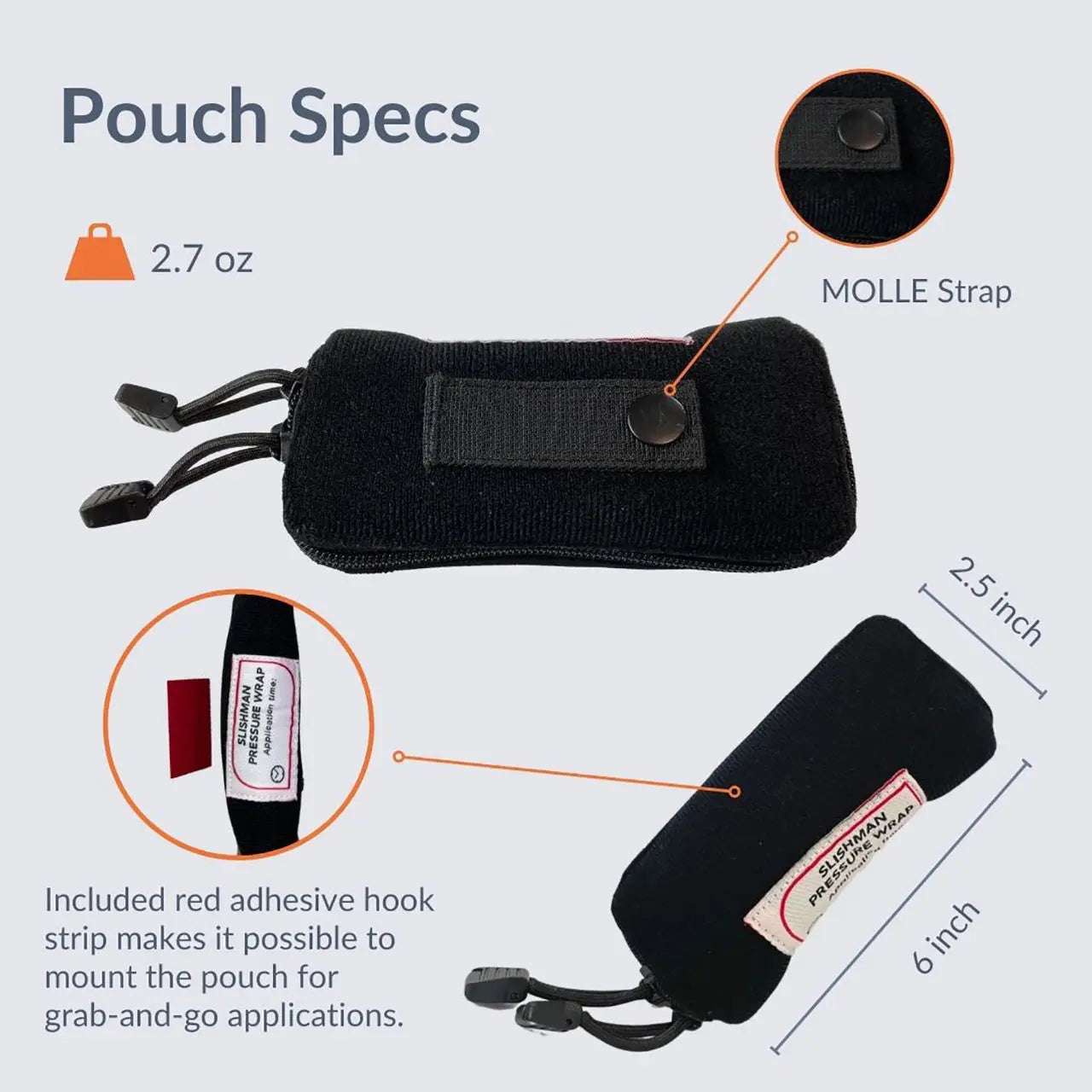 Slishman Pressure Wrap POUCH - Sam Slishman