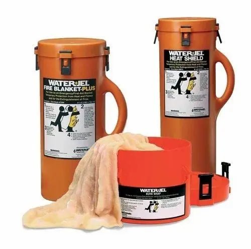 Water Jel Fire Blanket Plus Canister 5′ X 6′ - EverDixie