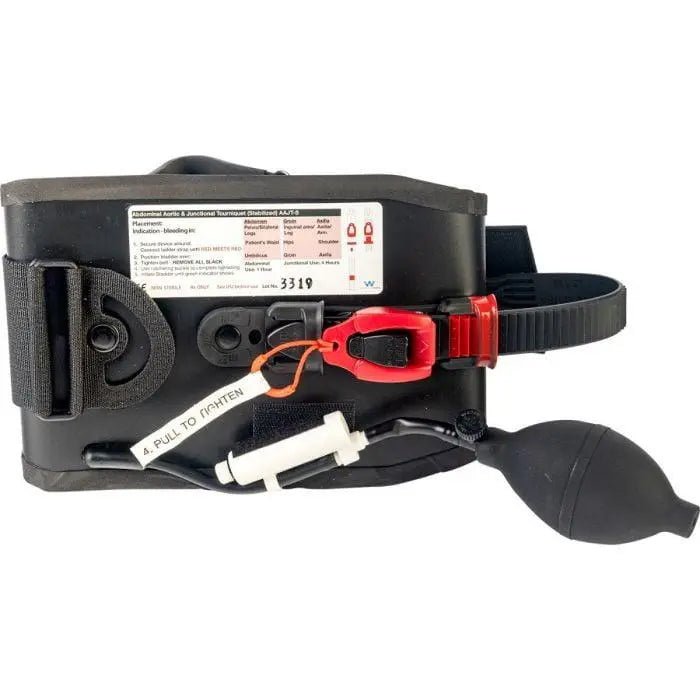 Abdominal Aortic and Junctional Tourniquet - Stabilized (AAJT - S) - Compression Works