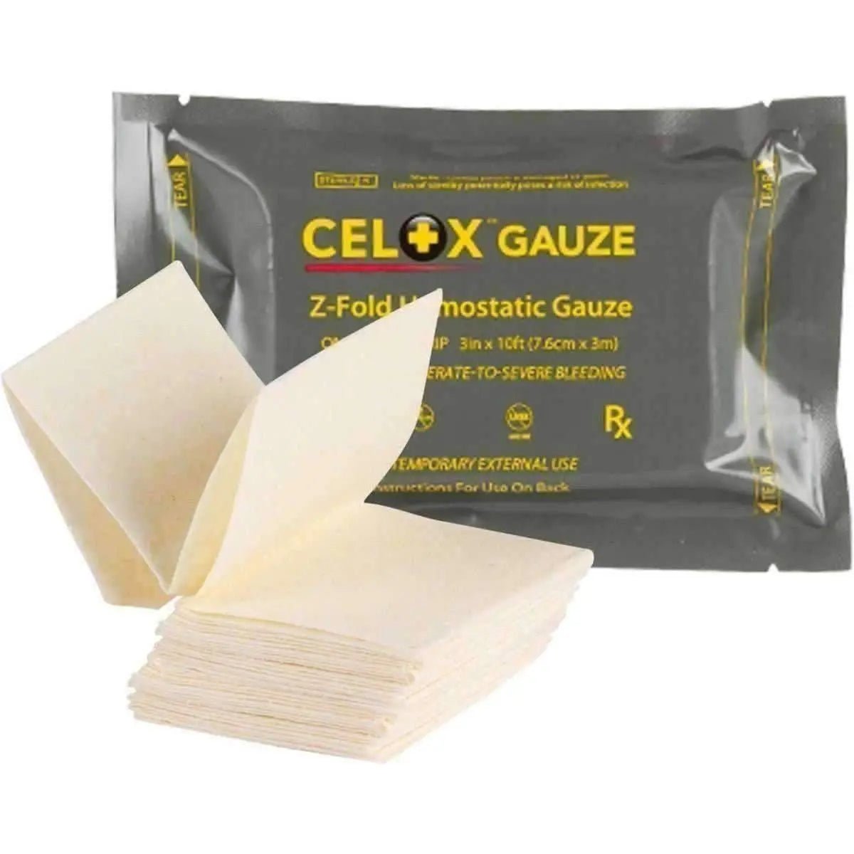 CELOX Z - Fold Hemostatic Gauze - CELOX