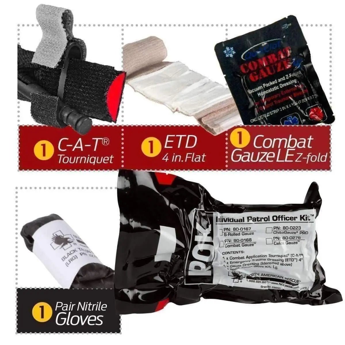 Individual Patrol Officer Kit (IPOK) - North American Rescue