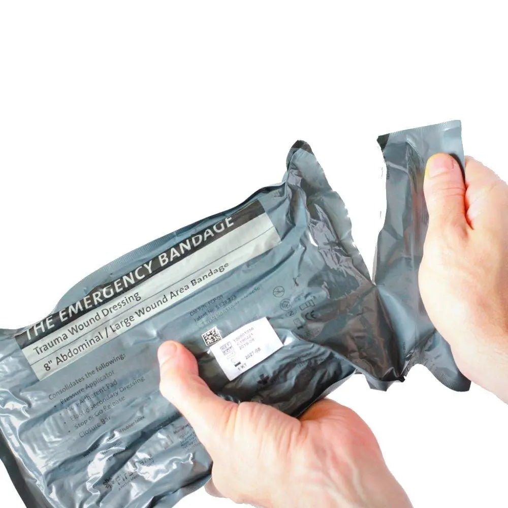 Israeli 8″ Large Wounds Emergency Bandage from Safeguard Medical - Safeguard Medical