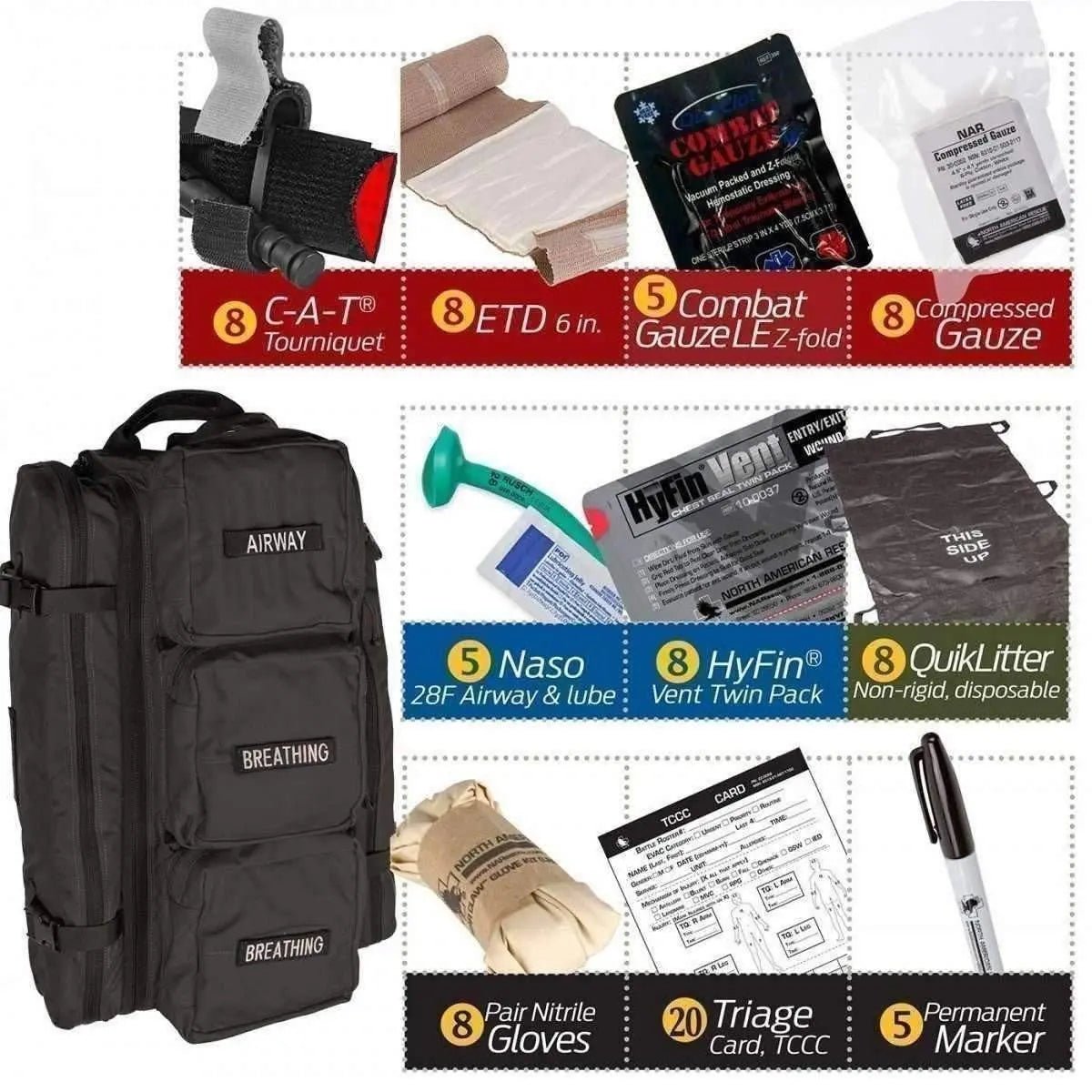 MCI - WALK (Mass Casualty Incident Warrior Aid & Litter Kit - North American Rescue