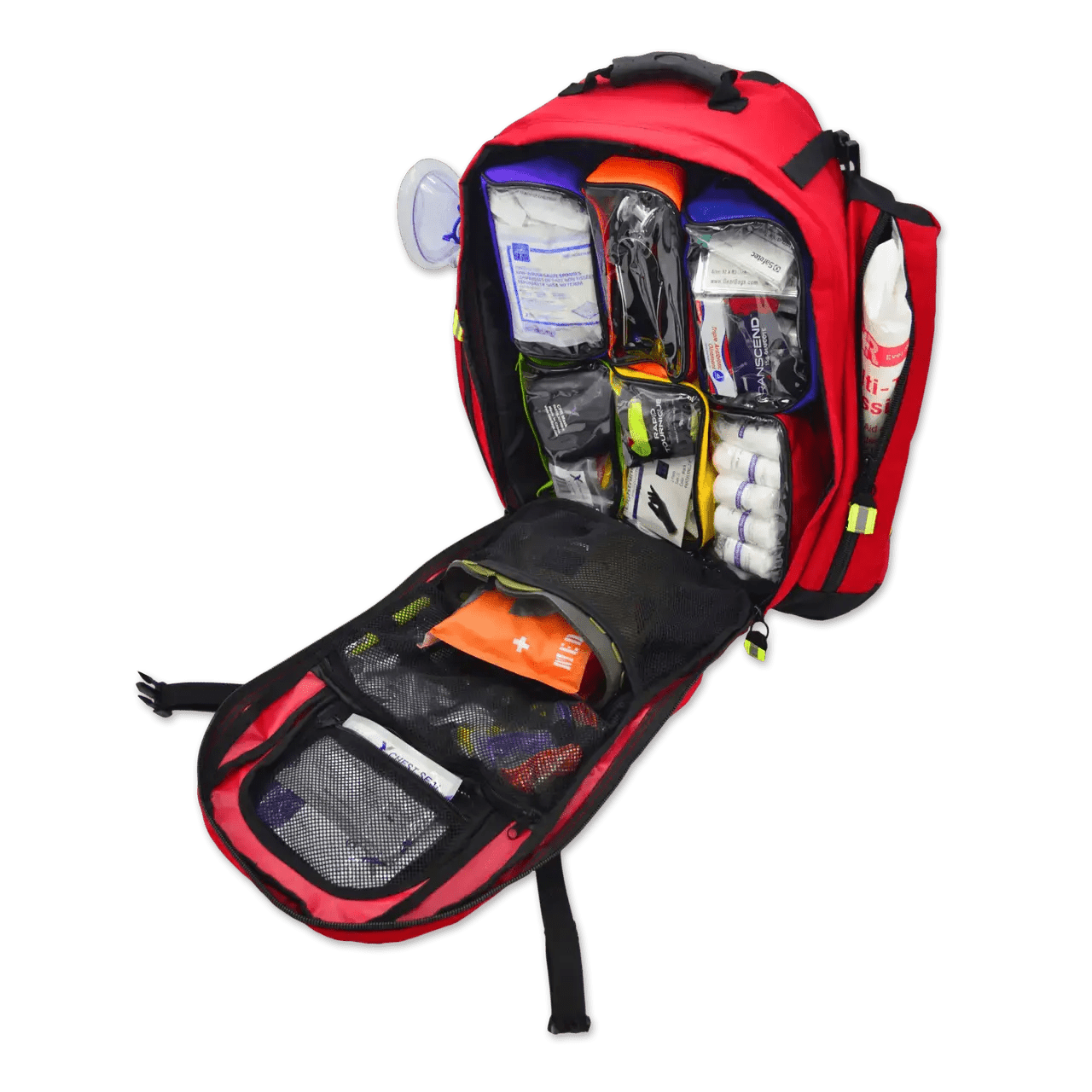 MED - TAC ALS Oxygen Trauma Backpack w/Modular Pouch System - Lightning X