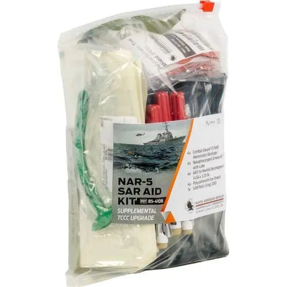 NAR - 5 Search And Rescue Bag Supplemental TCCC UPGRADE KIT - North American Rescue