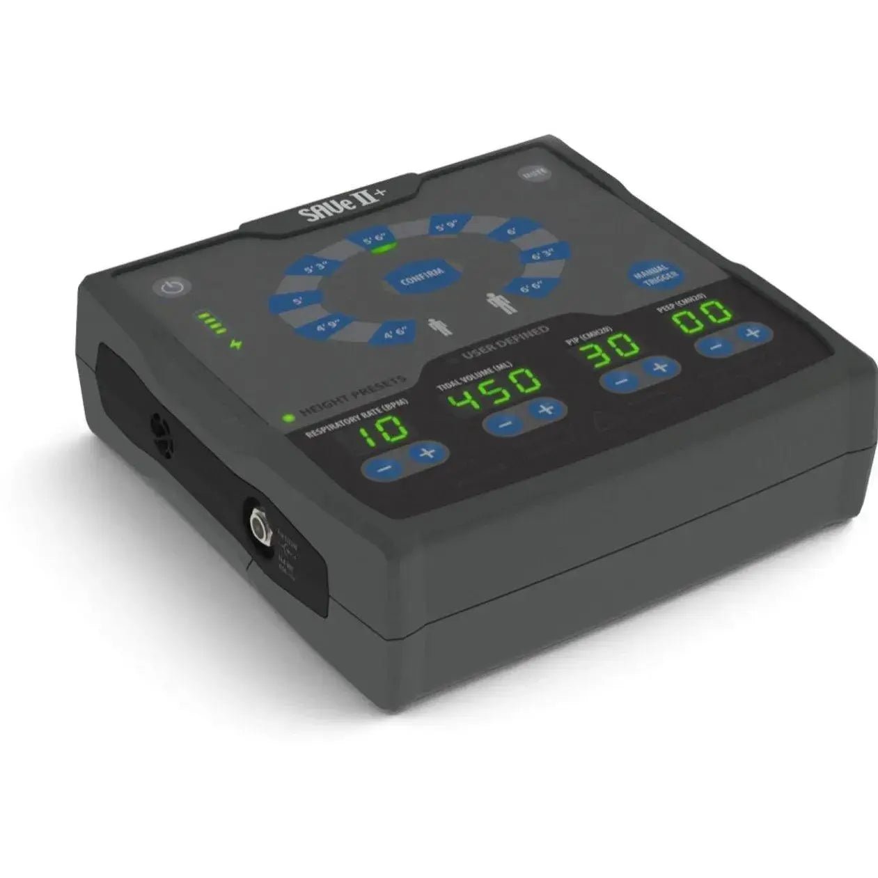 SAVe II+™ Ventilator Kit w/ EMMA® Capnograph Helicopter Starter Set - AutoMedX