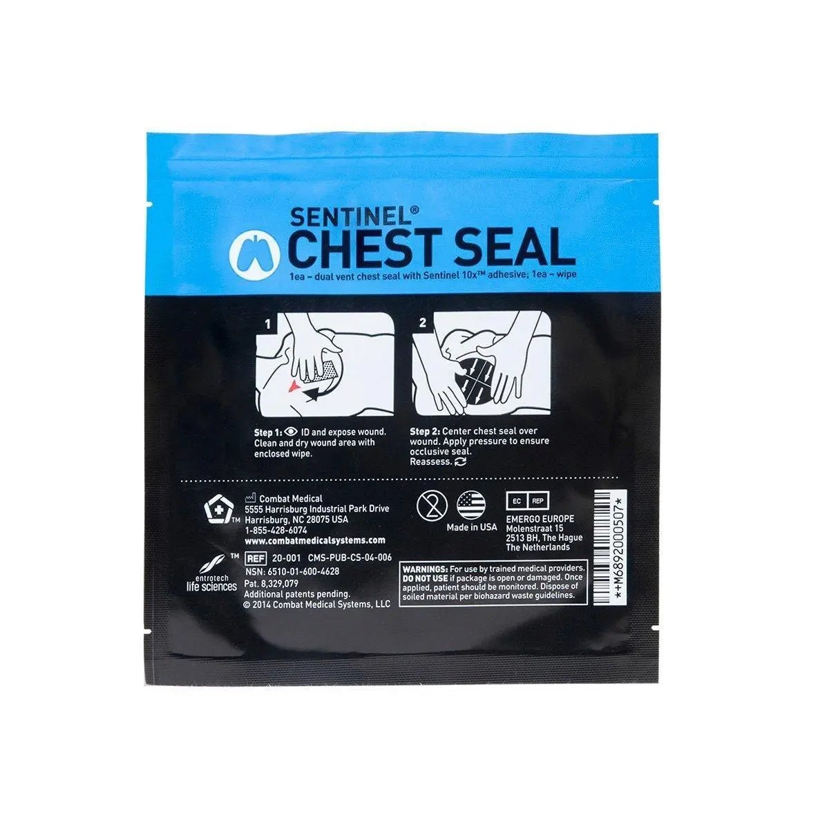 Sentinel Chest Seal - Safeguard Medical