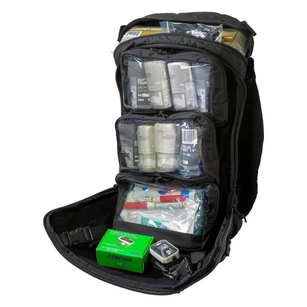 TacMed™ Assault Medic Bag (AMED) - Stocked Kit– MED-TAC