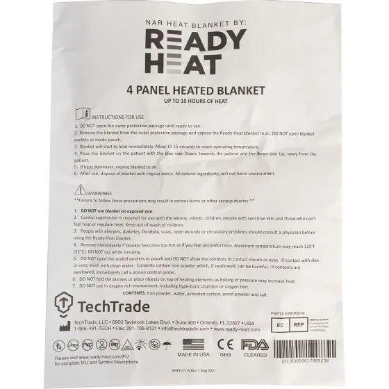 Techtrade Ready Heat Blanket - TechTrade