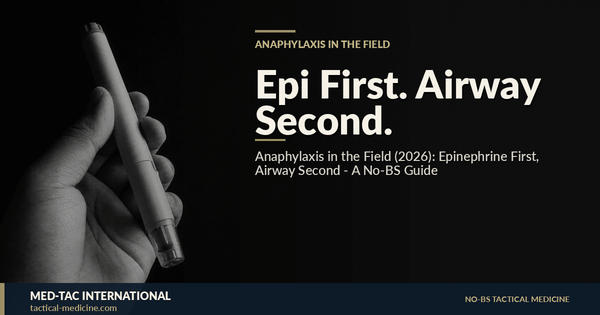 Anaphylaxis in the Field (2026): Epinephrine First, Airway Second - A No-BS Guide