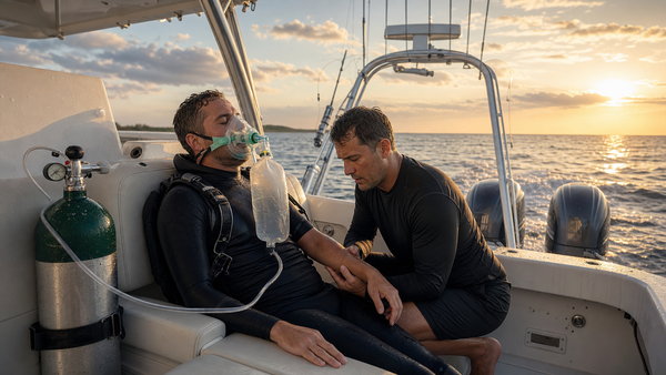 Decompression Sickness and Arterial Gas Embolism First Aid: What Boat Captains, Divemasters, and First Responders Need to Do Before the Chamber