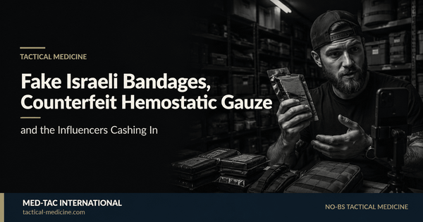 Fake Israeli Bandages, Counterfeit Hemostatic Gauze, and the Influencers Cashing In