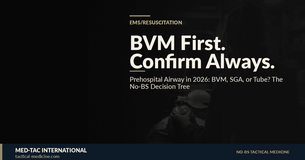 Prehospital Airway in 2026: BVM, SGA, or Tube? The No-BS Decision Tree (New Evidence-Based Guideline)