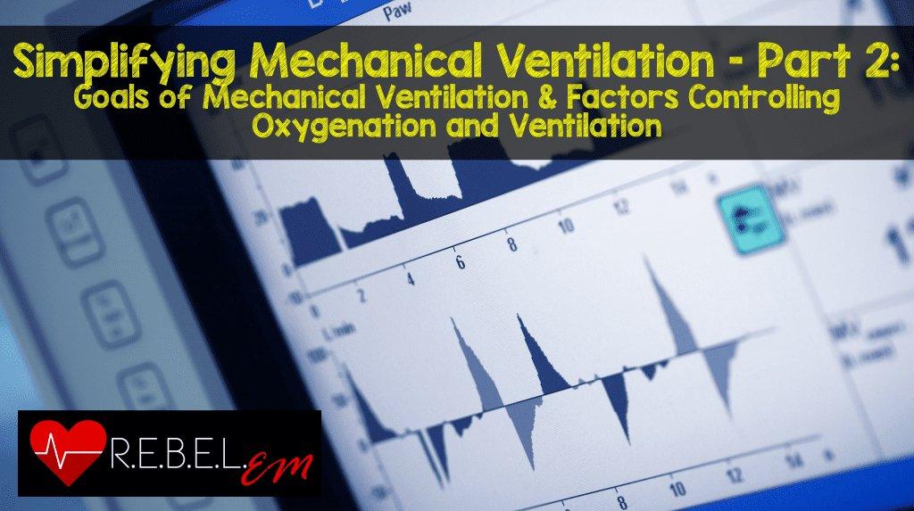 Simplifying Mechanical Ventilation – Part 2: Goals of Mechanical Ventilation & Factors Controlling Oxygenation and Ventilation - MED-TAC International Corp.