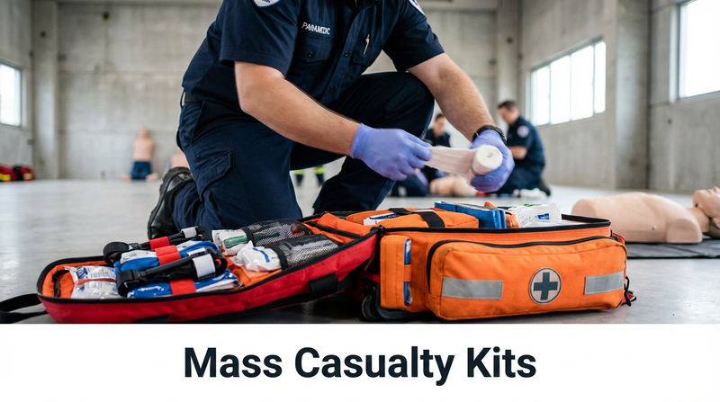 Mass-casualty equipment packages for institutional buyers
