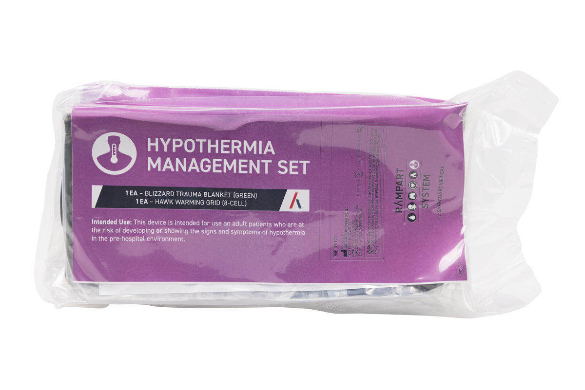 Hypothermia Management Set - Blizzard™ 3-layer Blanket (GR) & Grid (8 Cell)