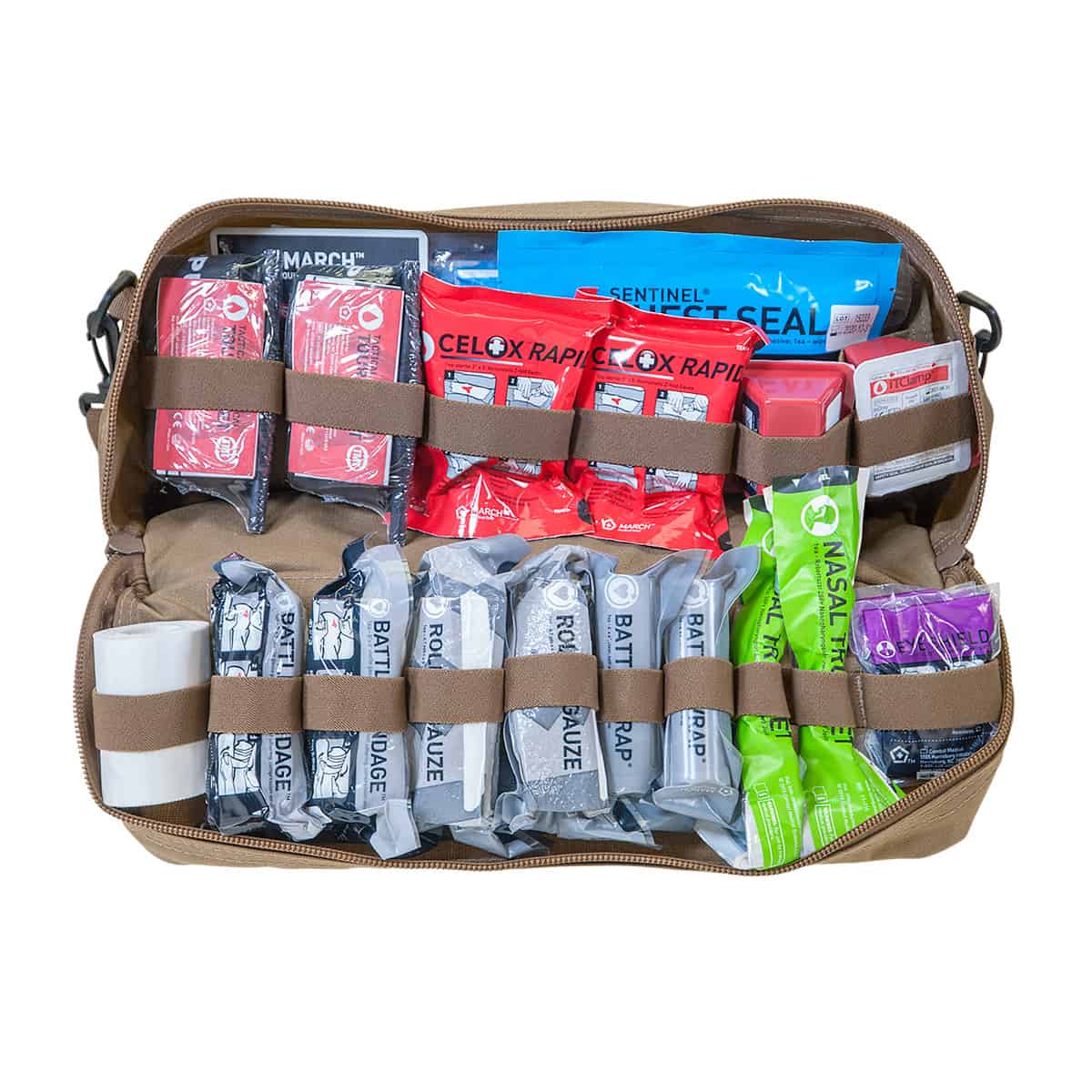 Mojo® Combat Lifesaver Bag - Coyote Brown, Advanced