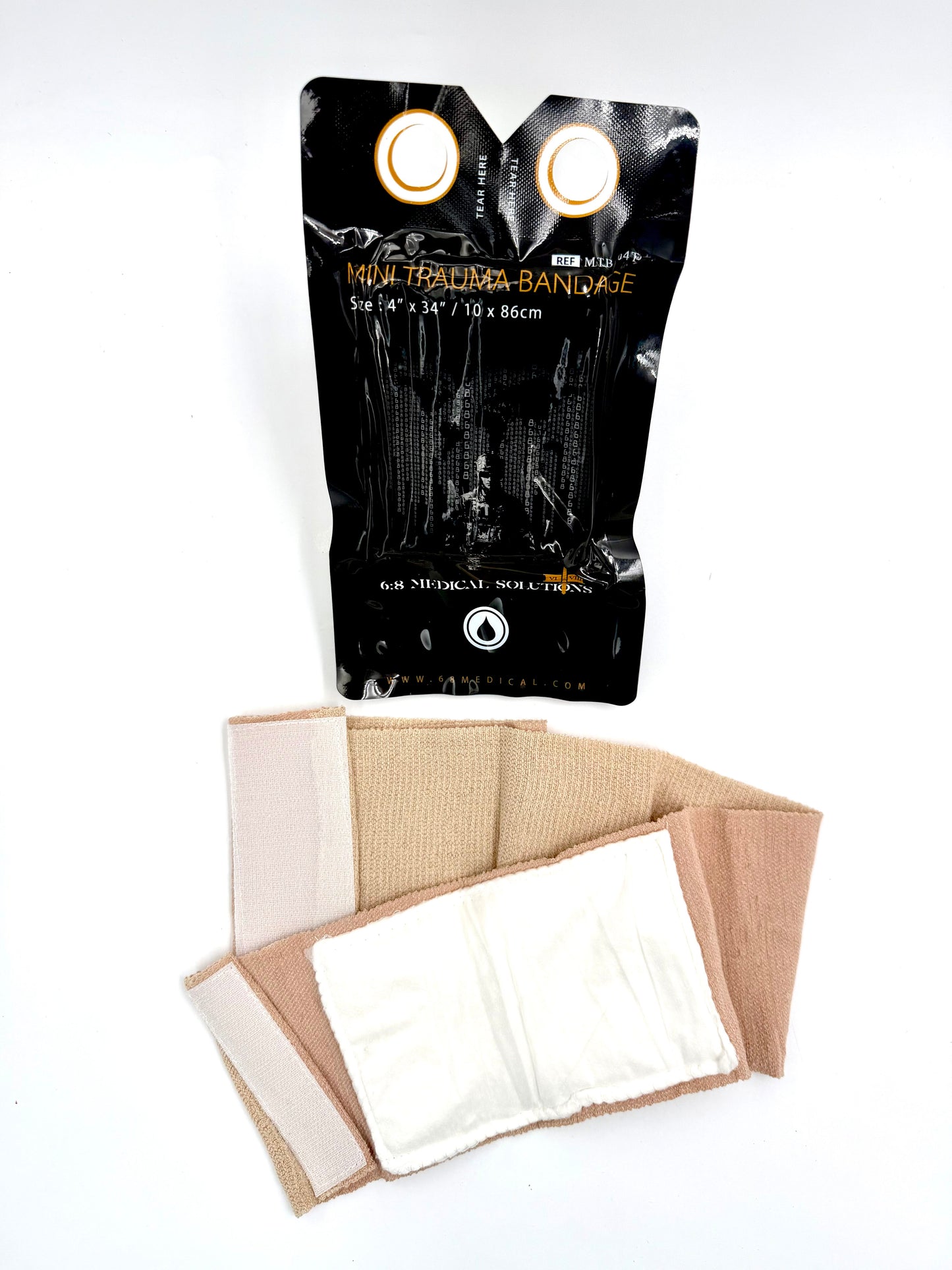 Mini Trauma Bandage - 6:8 Medical Solutions - compact sterile pressure dressing