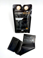 READY WRAP pressure wrap by 6:8 Medical Solutions, 4 inch by 50 inch latex-free GRIP8 thermoplastic elastomer wrap shown with its black pouch