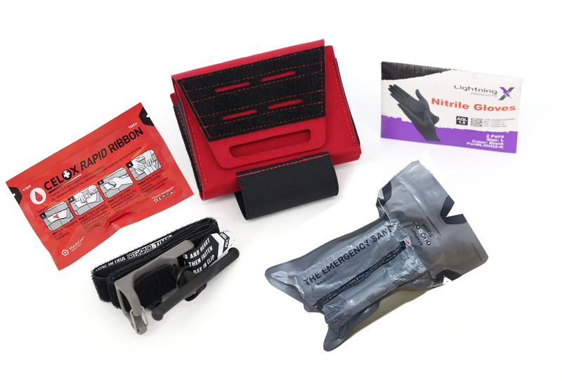 IFAK hip pouch with Celox Rapid hemorrhage control supplies
