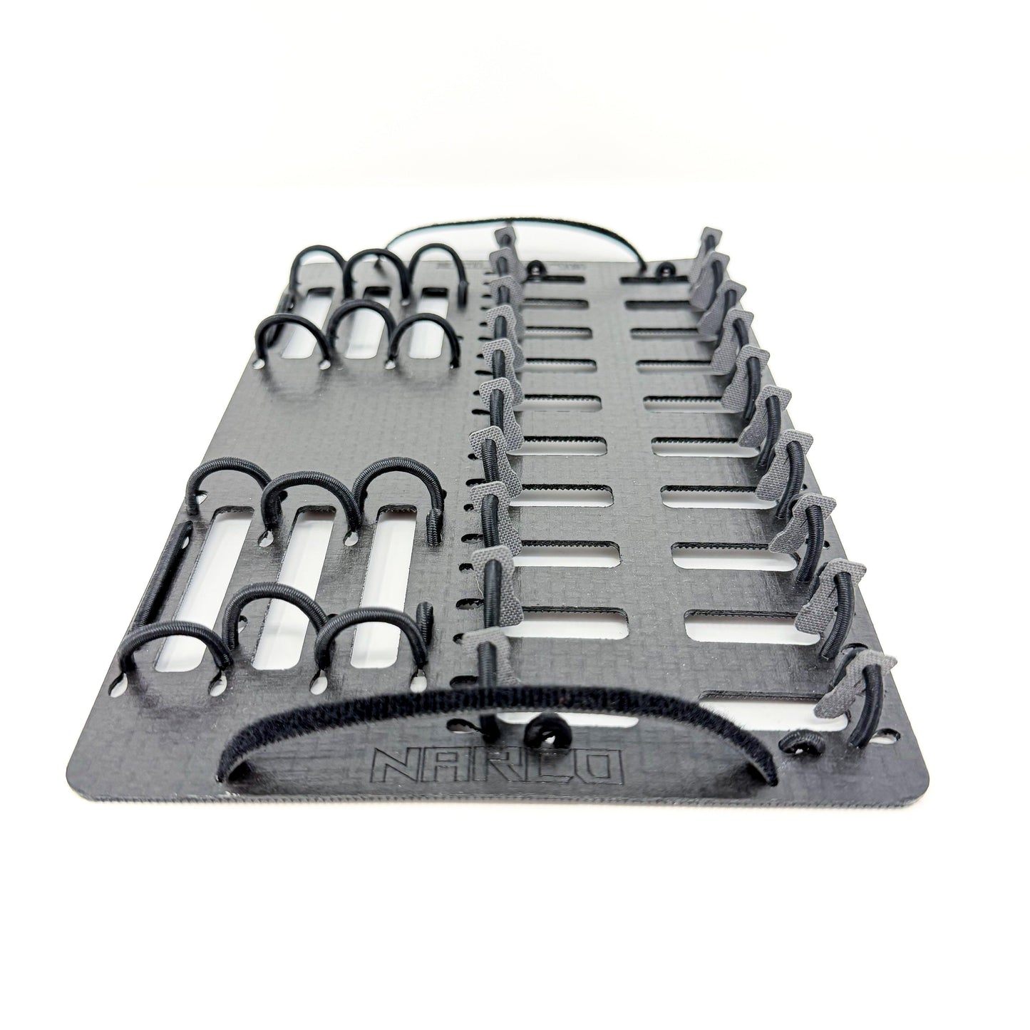 NARCO Panel angled view showing elastic retention loops — modularity reference only, sold separately and not included in this listing
