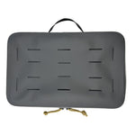 PFC Pouch profile showing laser-cut MOLLE rear panel and grab handle
