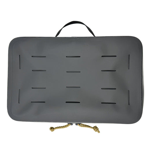PFC Pouch rear showing the laser-cut MOLLE mounting panel