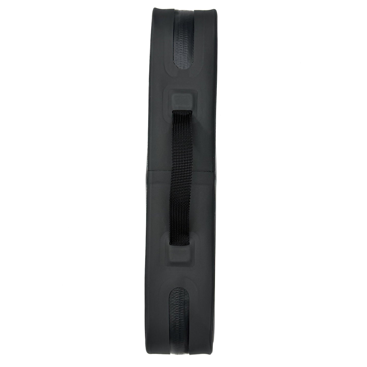 PFC Pouch closed, edge profile showing the webbing grab handle and molded side panel