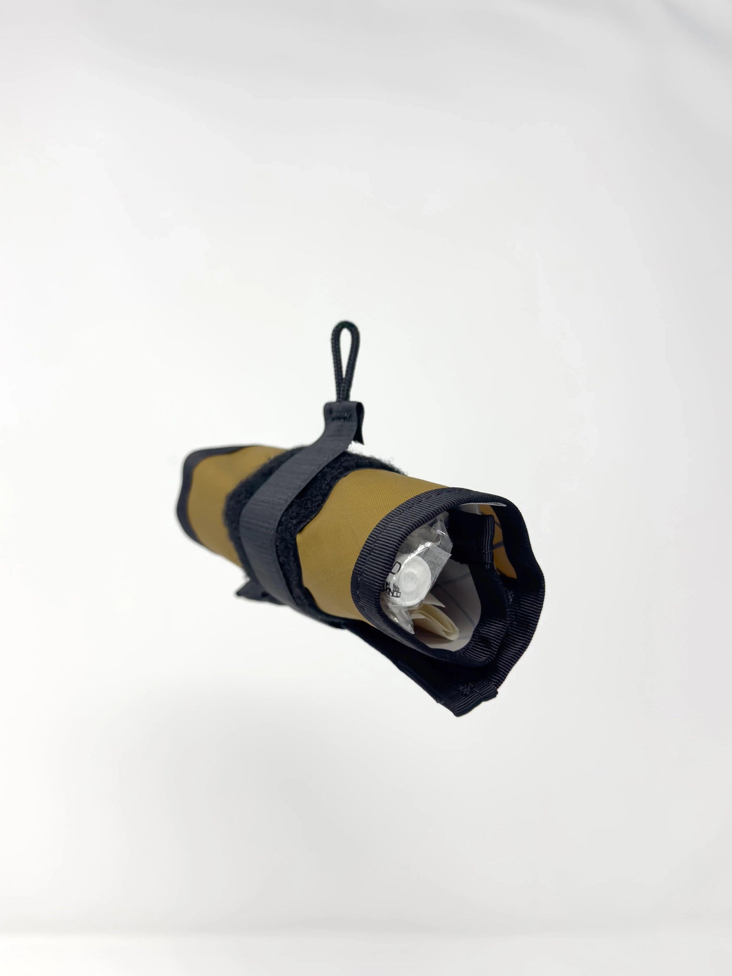 MED Roll loaded with IV and airway supplies in the elastic loops. Supplies sold separately, not included.