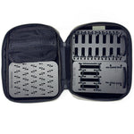 REX Accessory Panel with elastic cordage woven through the Lock Matrix to retain gear