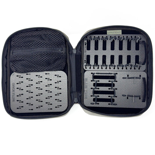 REX Accessory Panel with elastic cordage woven through the Lock Matrix to retain gear