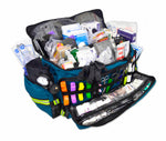 Lightning X Stocked Oxygen Trauma Duffle w/ Fill Kit D, Navy Blue — MB50B-SKD