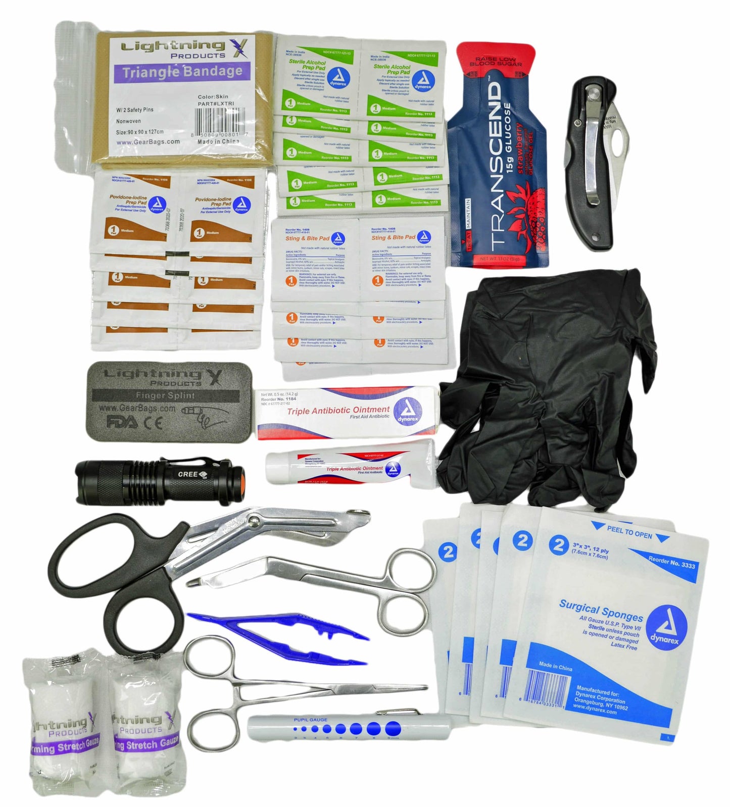 Lightning X Quick Access EMT Hip Pouch Fully Stocked | MB5-SKG