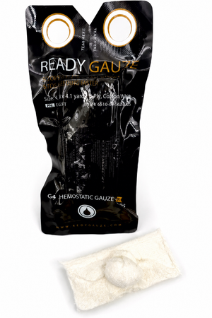 Ready Gauze™ Compact Z-Fold Gauze with Surgrip™ Packaging and Ready Ball