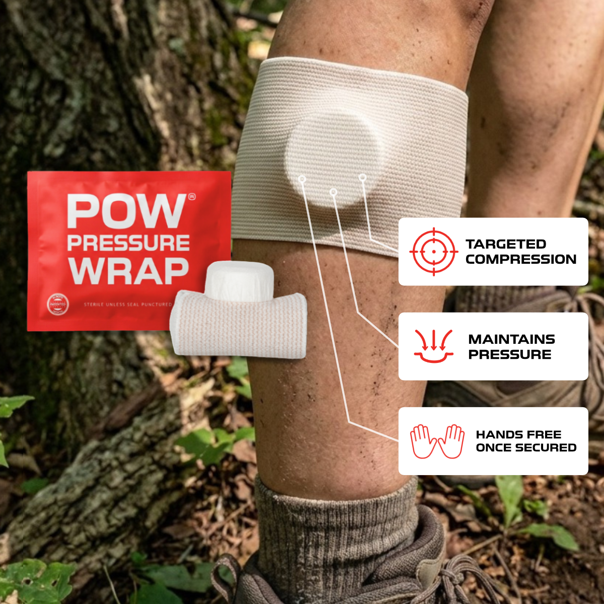 POW Pressure On Wounds registered trademark