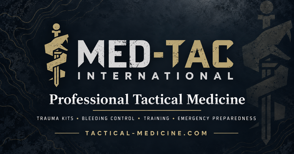 Tactical Medicine Gear: IFAK, First Aid Kits, TacMed & TCCC Medic