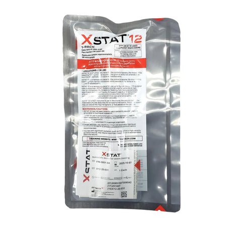 XSTAT P12 Wound Dressing, Massive Hemorrhage Control, RevMedX,I Tactical Medicine