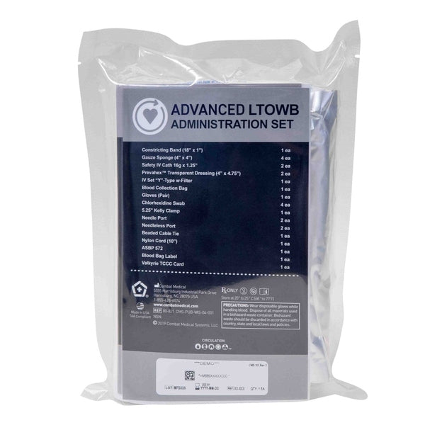 Advanced Low Titer Type - O Whole Blood (LTOWB) Collection Set - Safeguard Medical Online