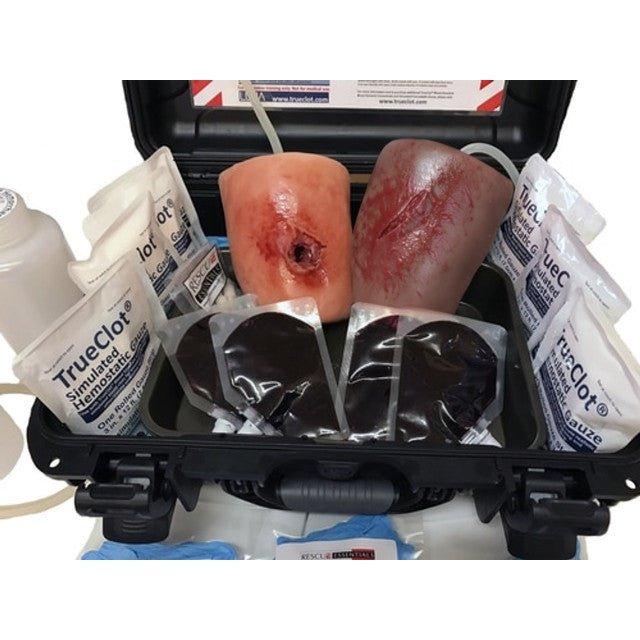 Bleeding Control Instructor's Kit w/GSW and LAC Trainer Trueclot