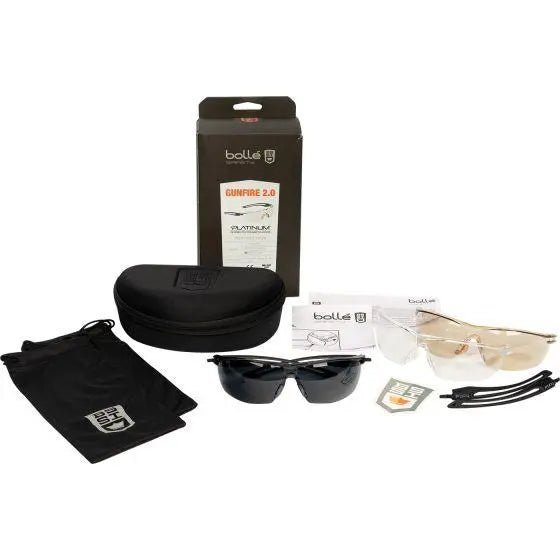 BOLLÉ GUNFIRE Tactical Glasses Kit - Bolle