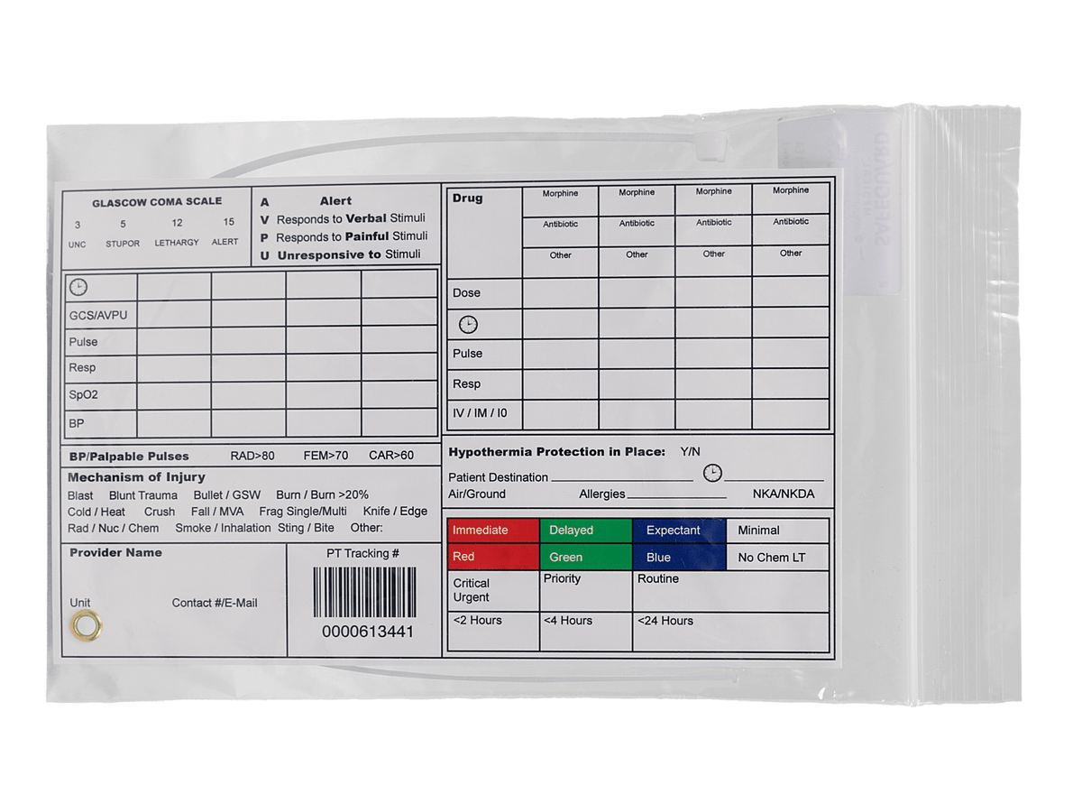 Casualty Card, Army - 4.25" x 6.5" - Safeguard Medical