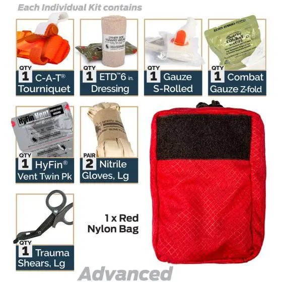 D - BCRK Public Access Bleeding Control 8 Pack - Nylon - North American Rescue