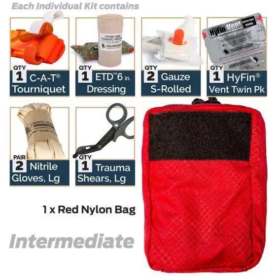 D - BCRK Public Access Bleeding Control 8 Pack - Nylon - North American Rescue