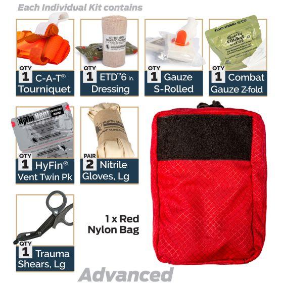 D-BCRK Public Access Bleeding Control 8 Pack - Nylon North American Rescue