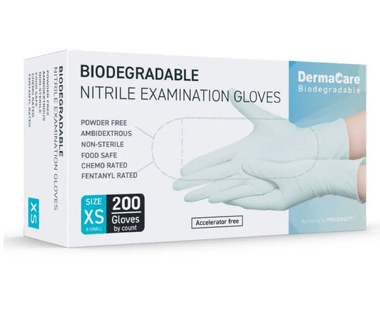 DermaCare Biodegradable Nitrile Examination Gloves - case of 2000 gloves - MEDTECH Resource
