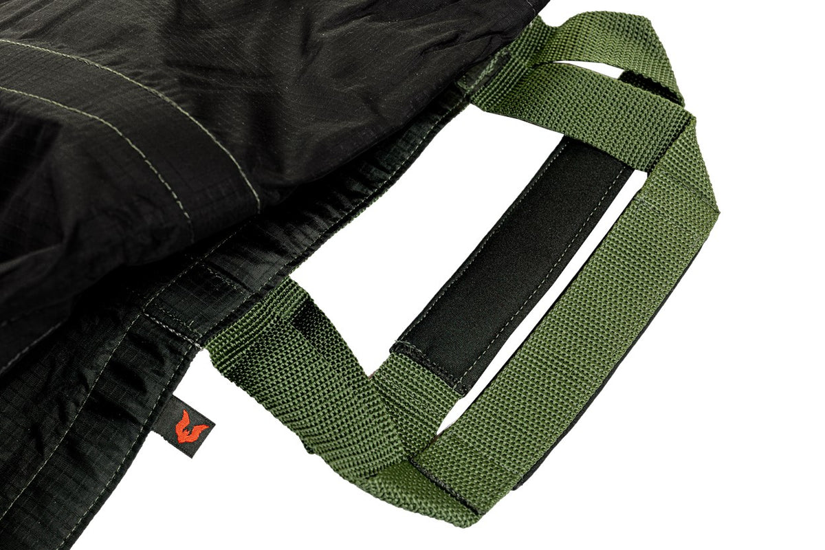 Desmodus Anthony Rescue Litter - Olive Drab - padded handle detail