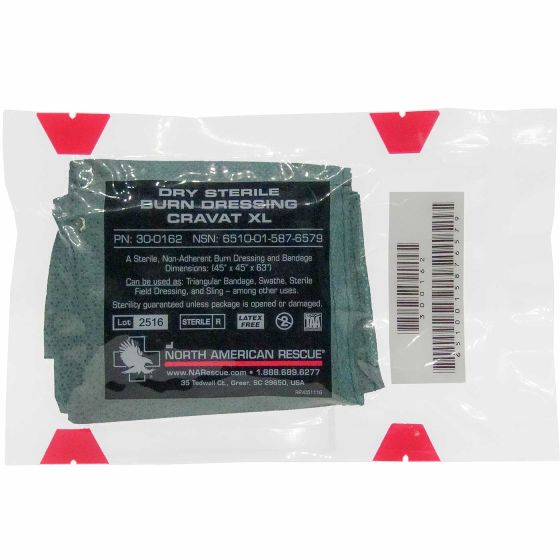 Dry Sterile Burn Dressing Cravat - XL - North American Rescue