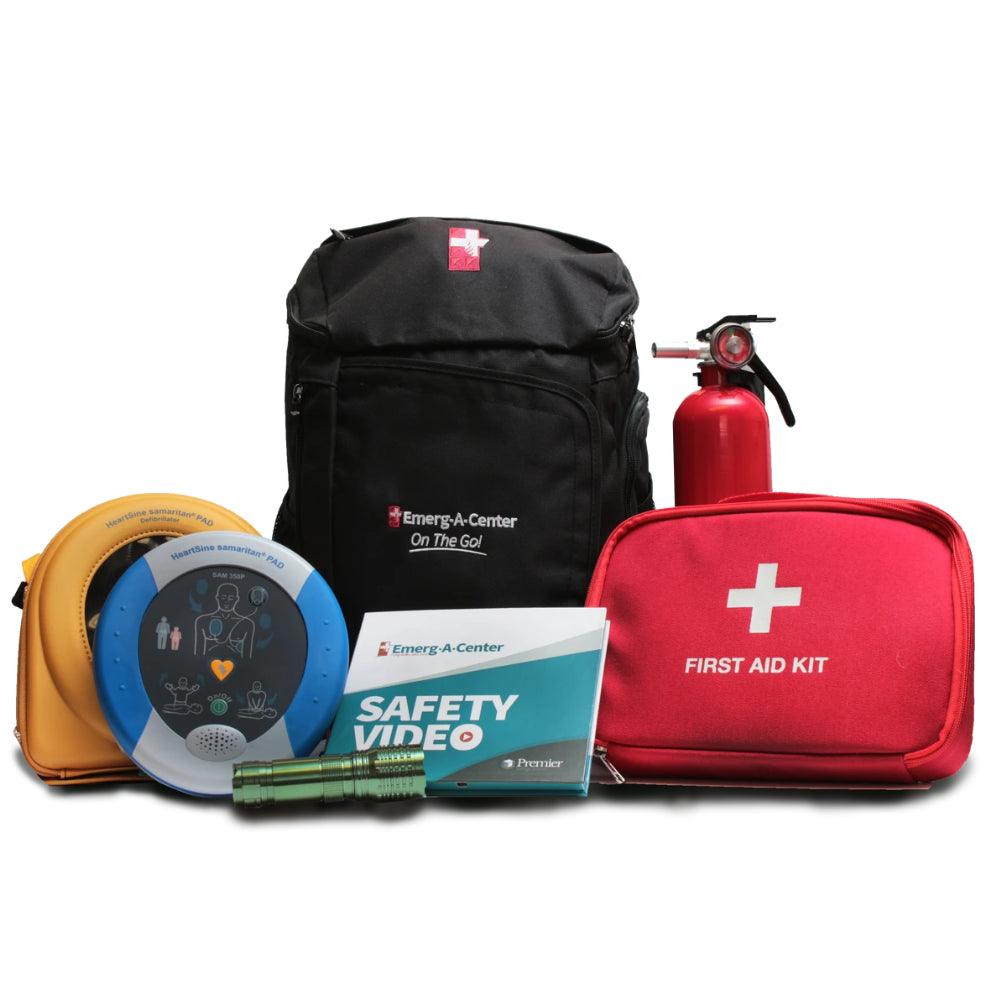 Emerg-A-Center On The Go! AED & First Aid Safety Mobile Bag - Vendor