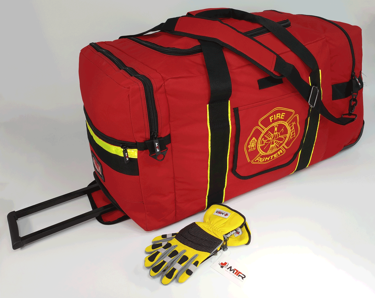 MTR Firefighter Gear Bag - With Wheels & Extendable Handle MEDTECH Resource